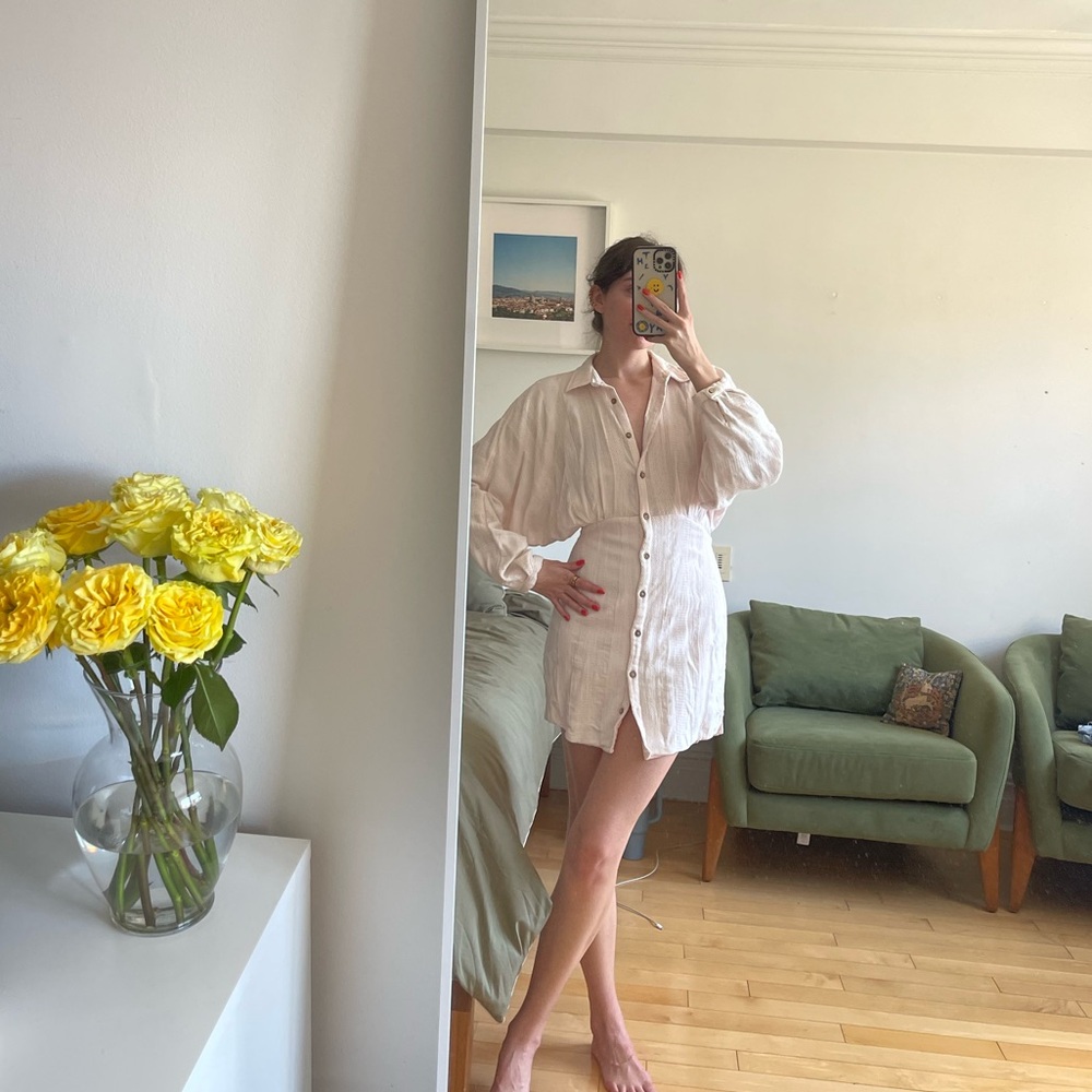 Free people button up dress